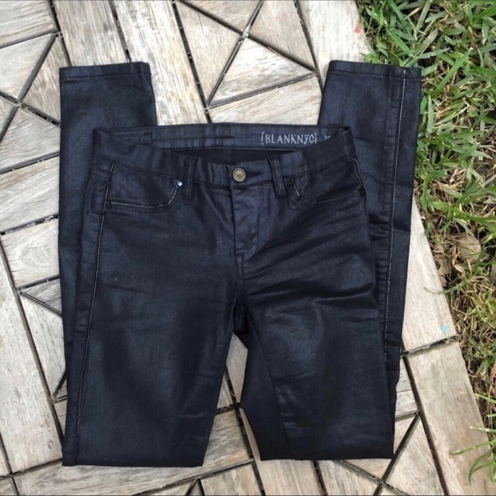 Blank NYC Shiny Skinny Jeans Size 25